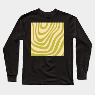 Funky Retro Twilight Pattern Long Sleeve T-Shirt